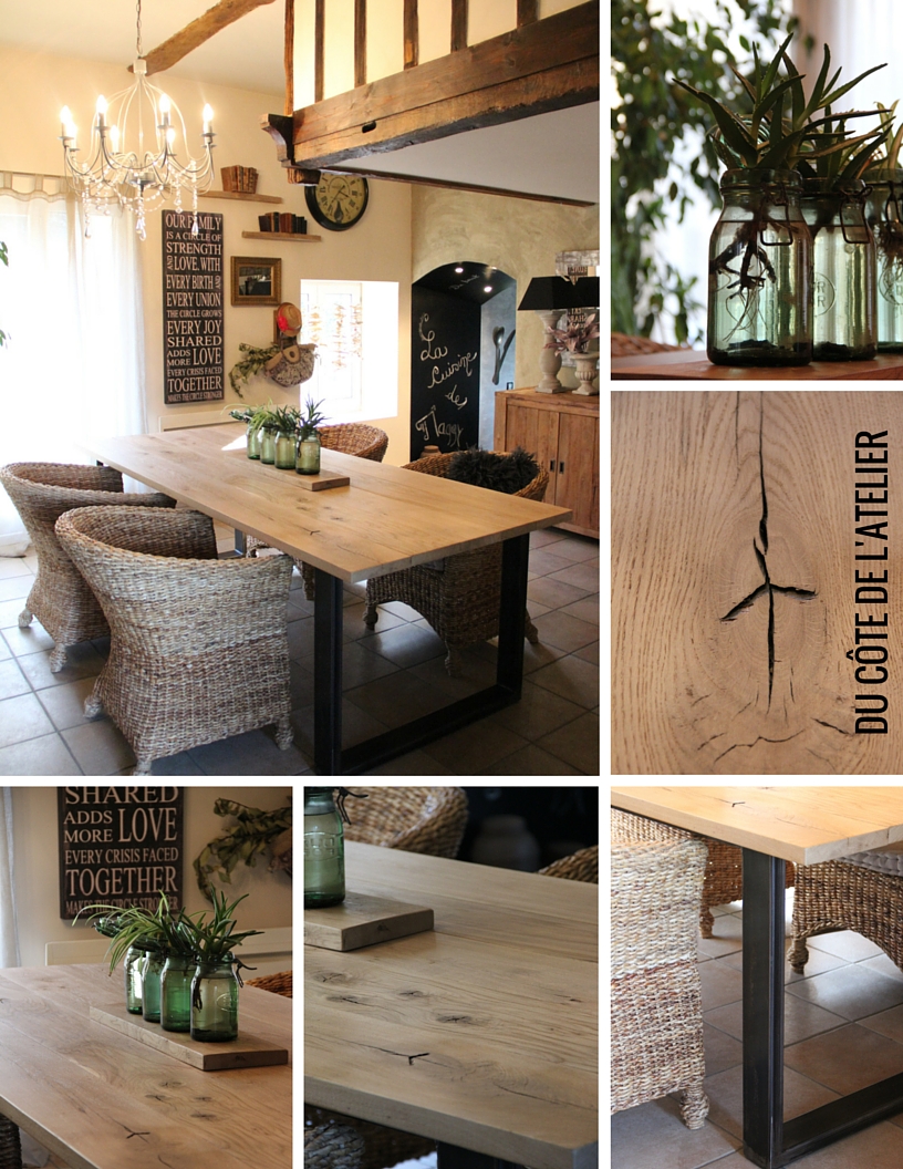 Table salle a manger campagne chic: salle a manger maison de ...