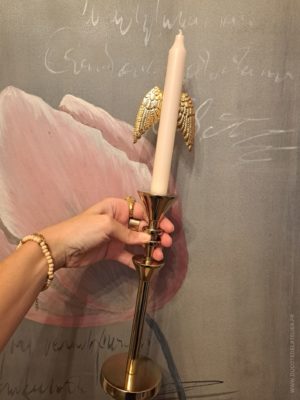 Ailes dorées pour bougies