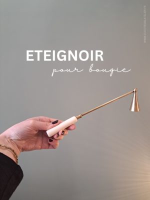 Eteignoir cloche pour bougie - Plus qu'un !!
